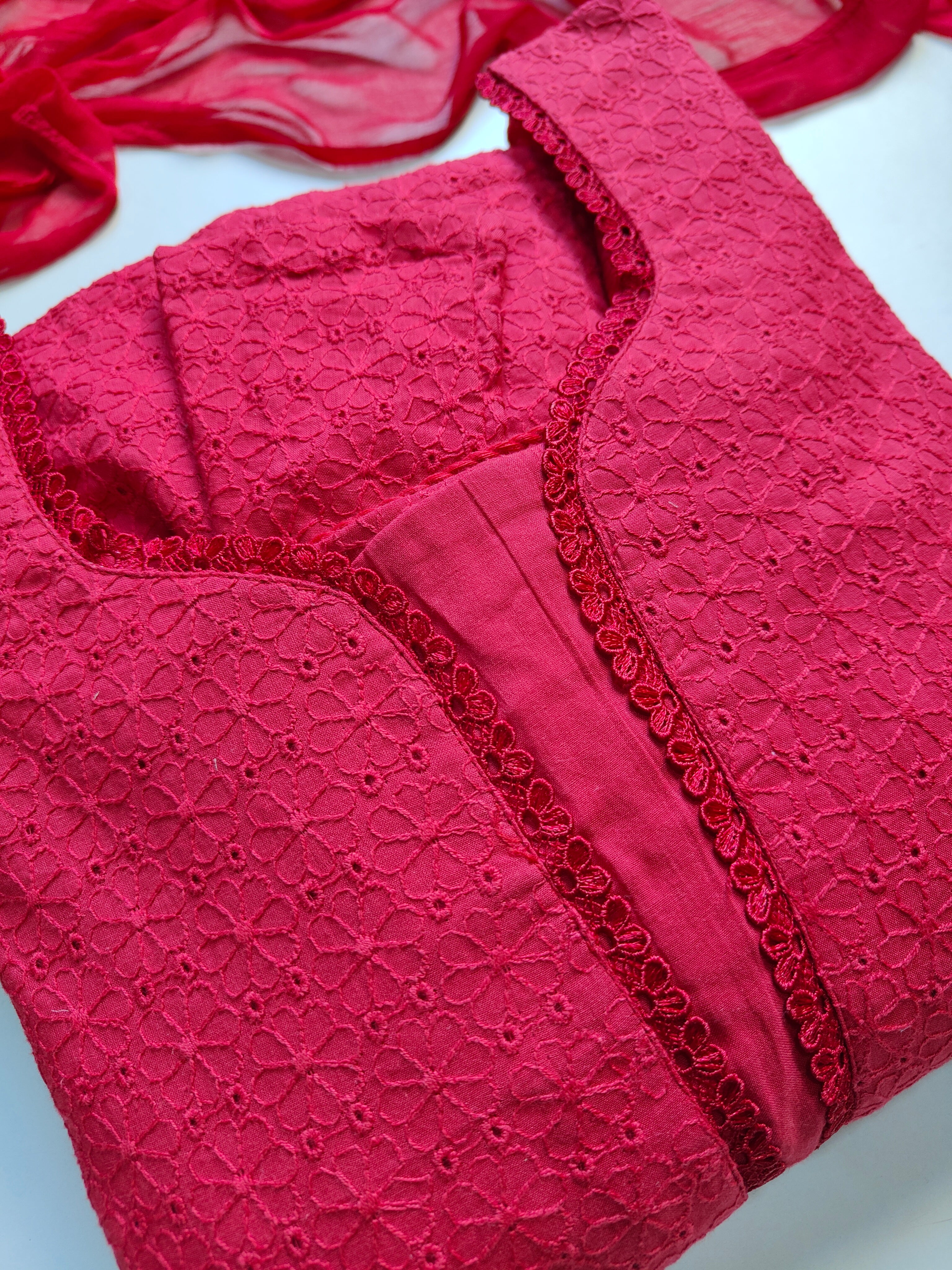 New Chikankari Anarkali Set