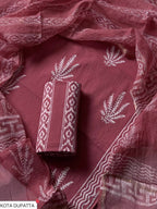 Cotton Suit Set With Kota Doria Dupatta