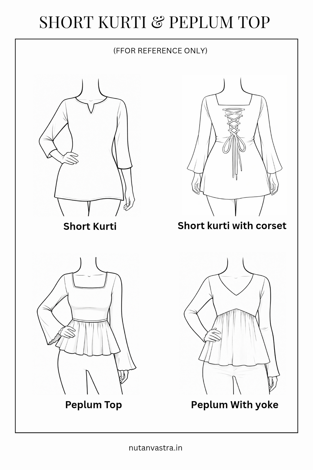 Khadi Cotton Short Kurti & Peplum Top