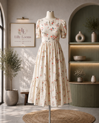 Soft Pure Cotton Maxi Dress