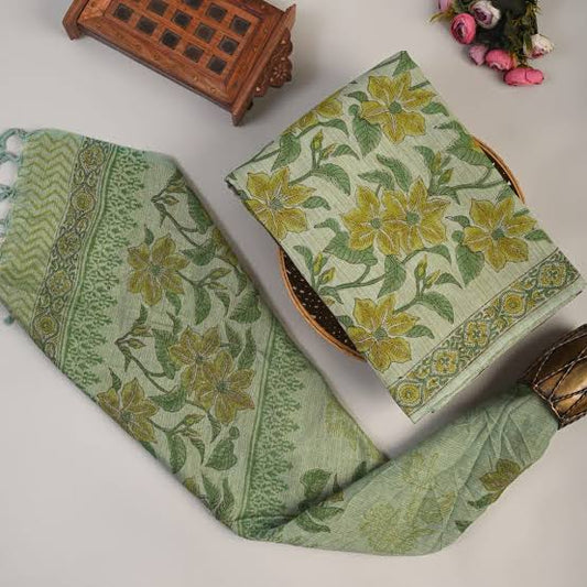 Khaadi cotton top and dupatta set