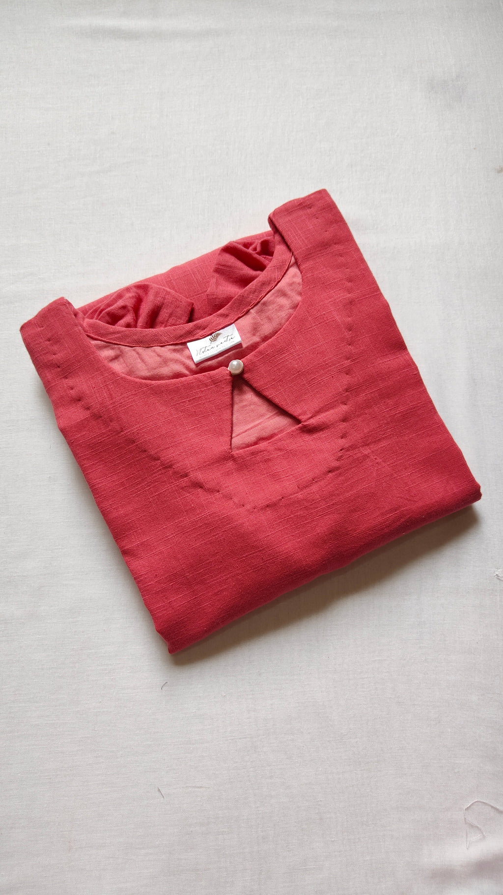 Cotton Slub Short Kurti & Peplum Top