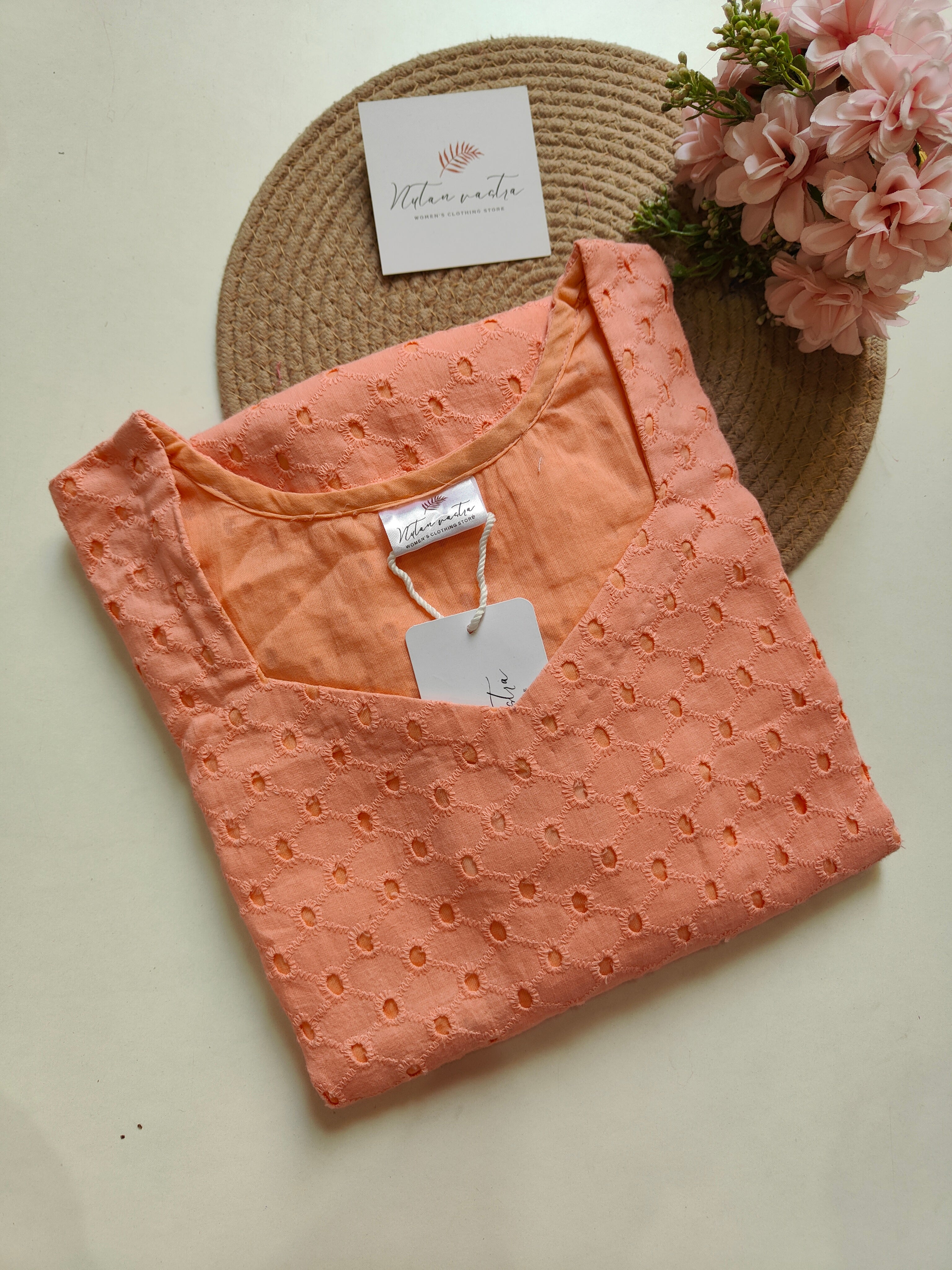 Ready to ship hakooba long straight kurti
