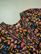 Cotton Alia cut Anarkali kurti