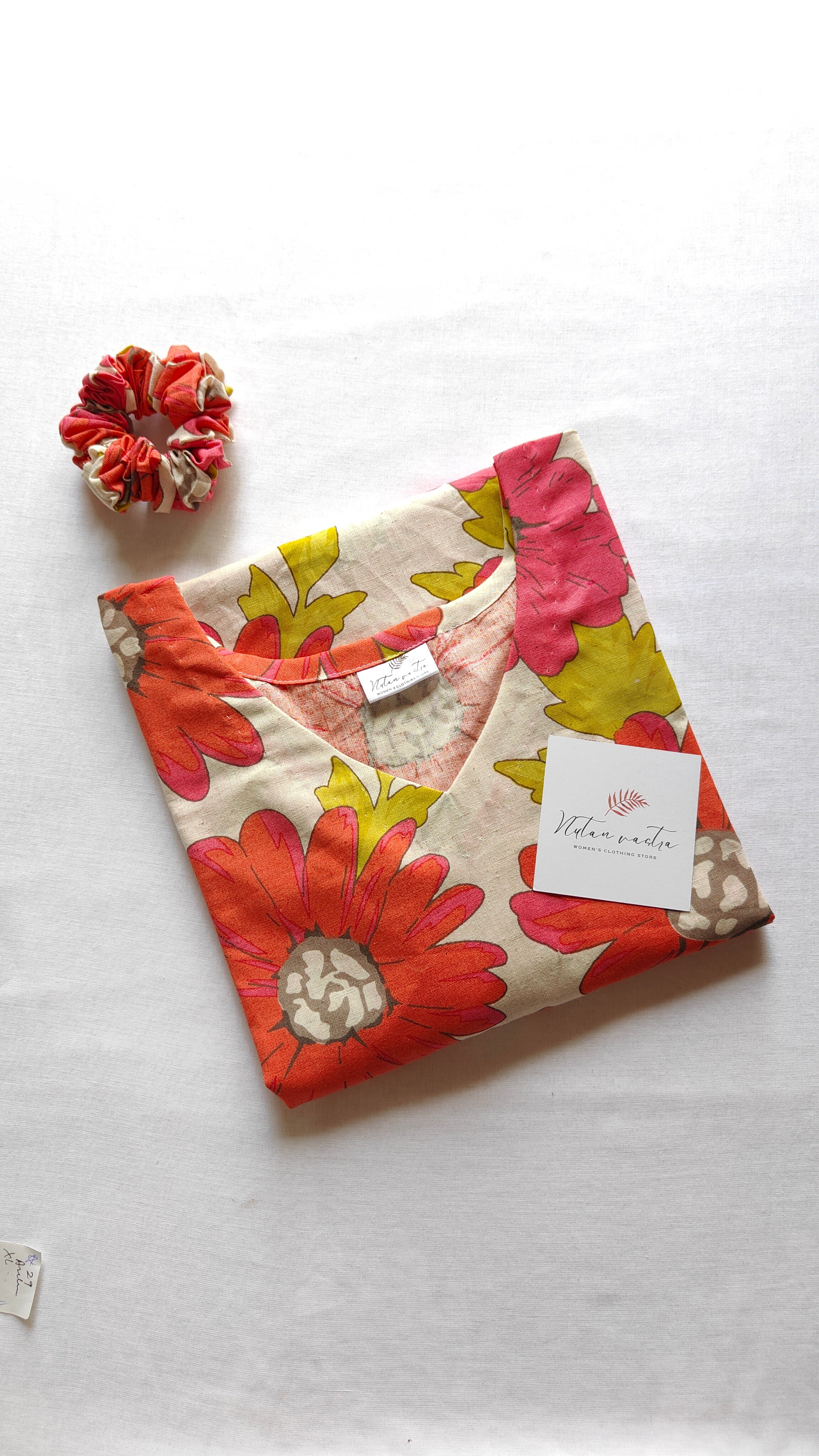 Cotton Flex Long Straight Kurti