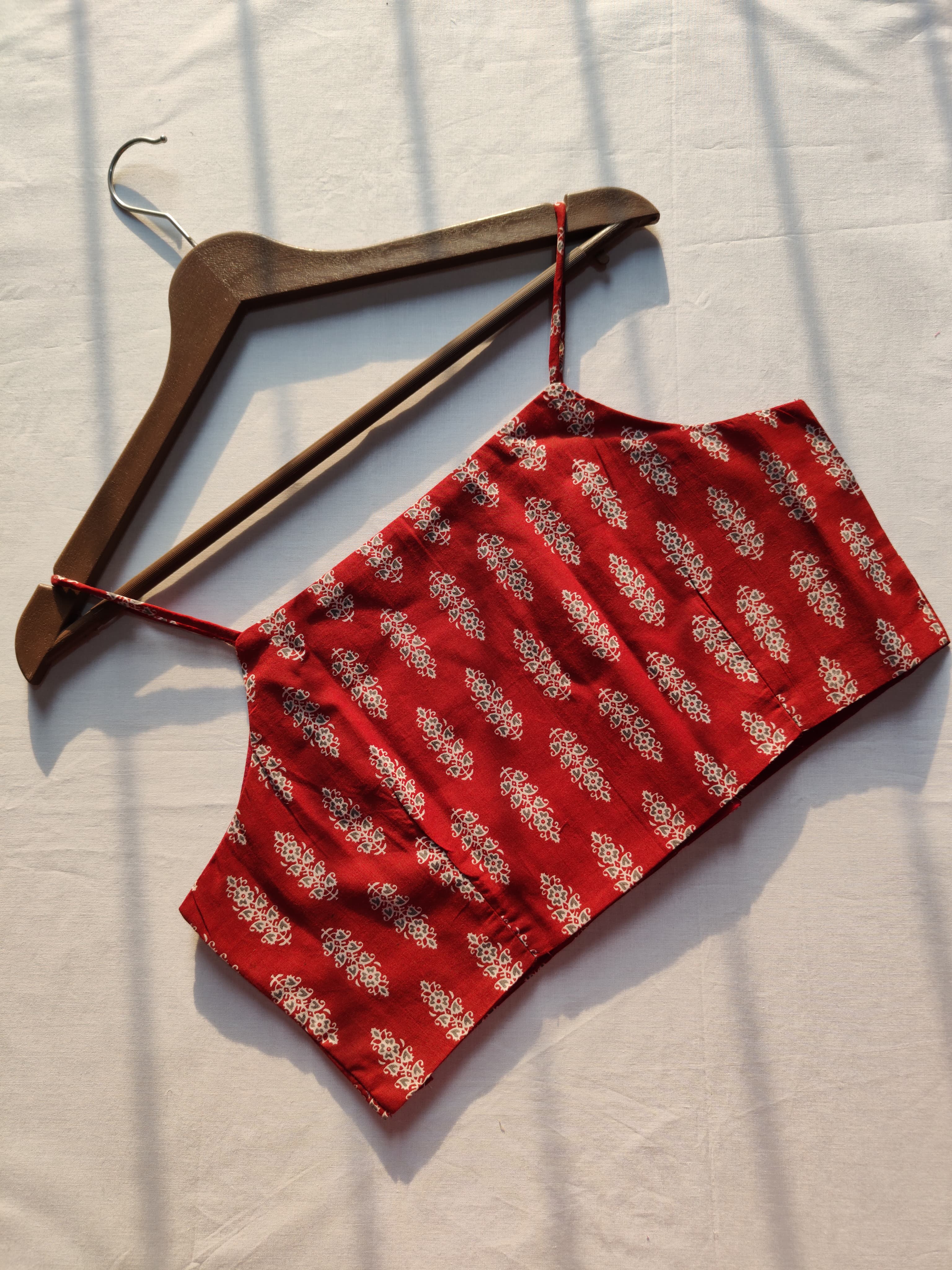 Cotton crop top with lining Ready to ship