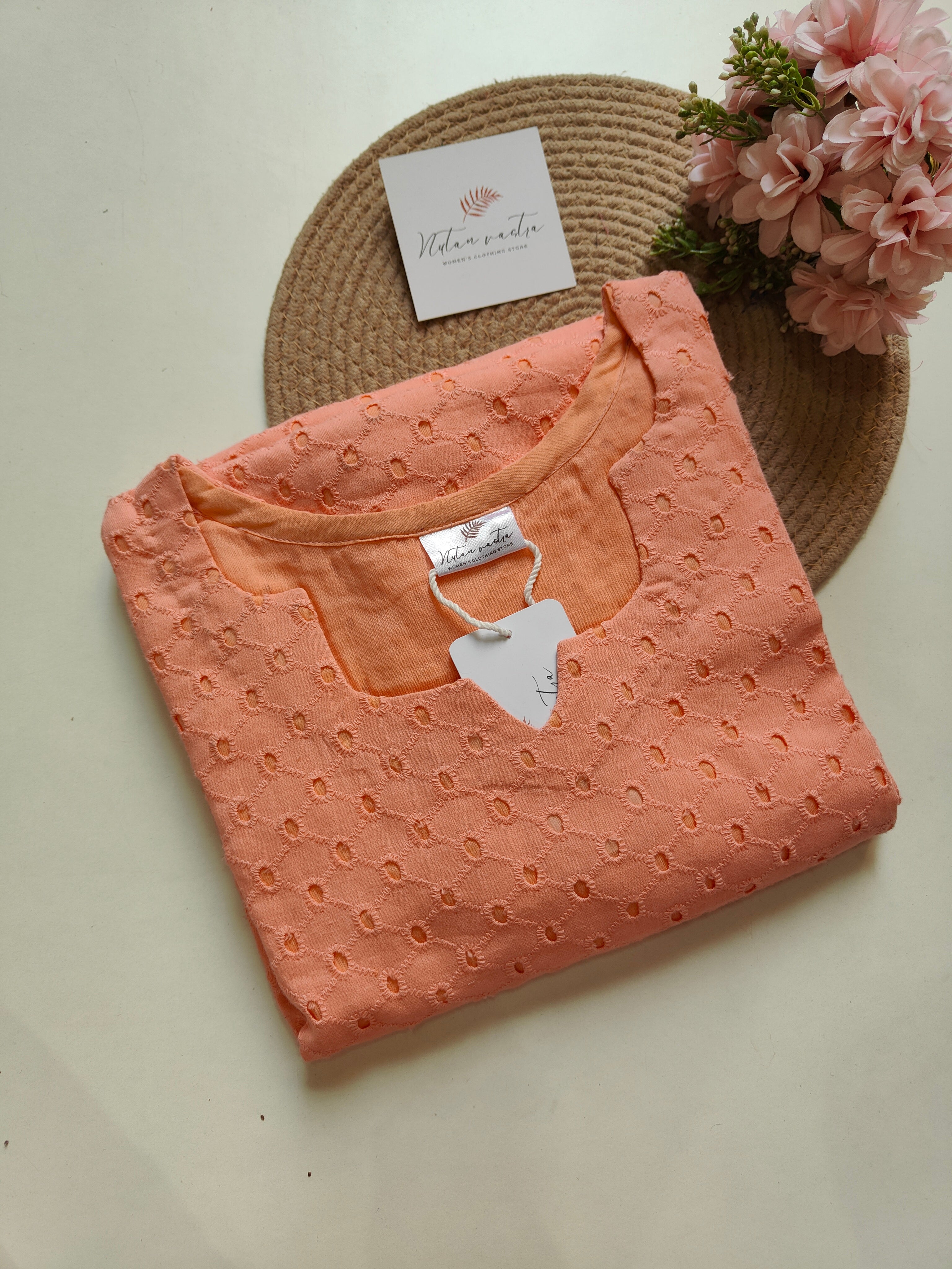 Ready to ship hakooba long straight kurti