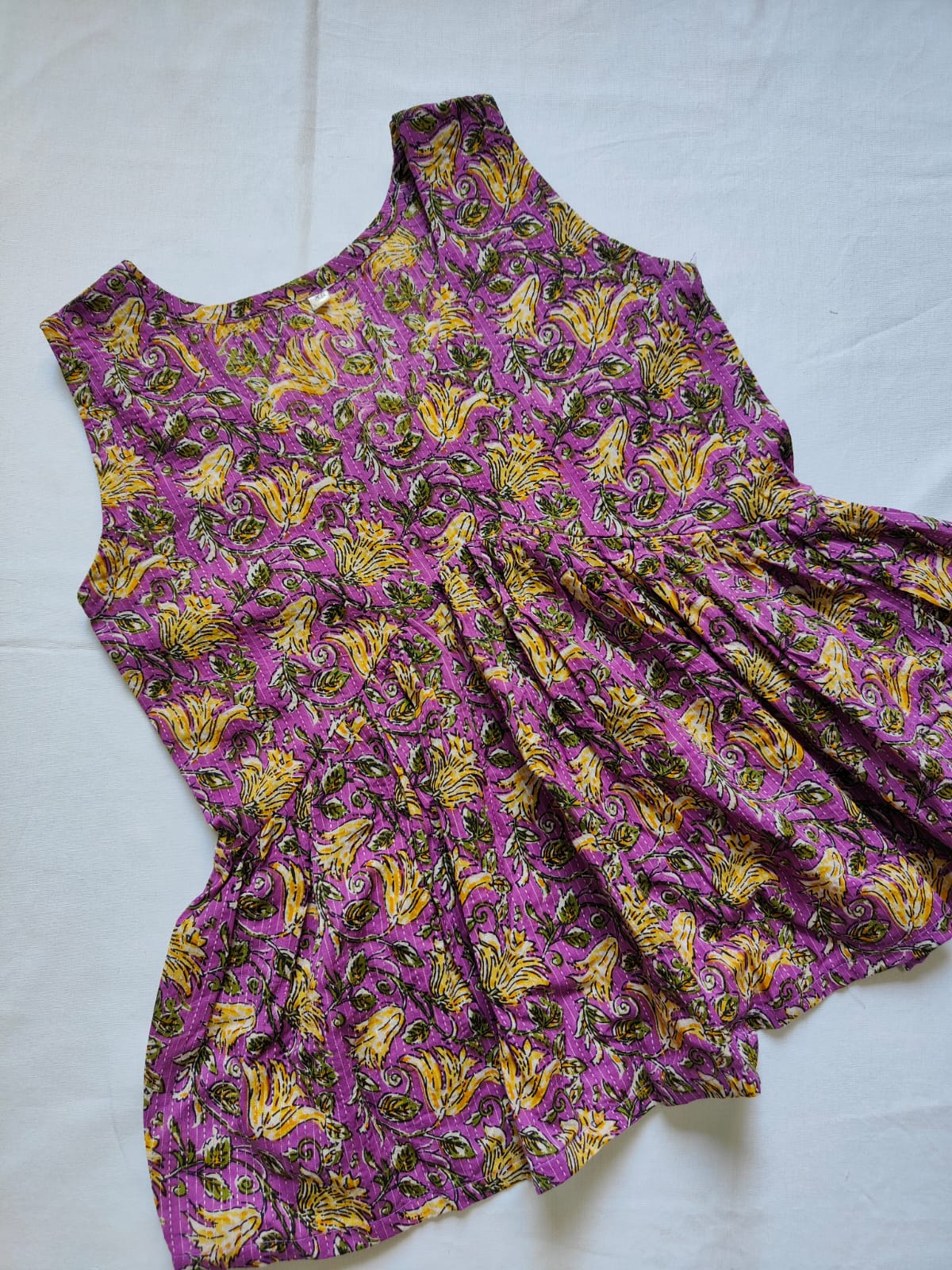 Cotton peplum top Ready to ship