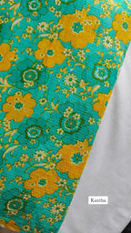 Cotton Kantha Short Kurti & Peplum Top