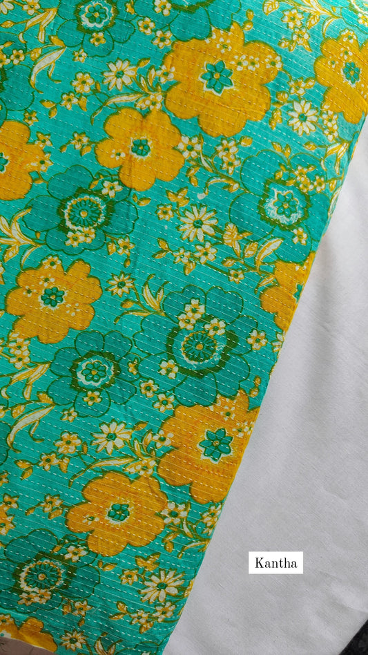 Cotton kantha short kurti