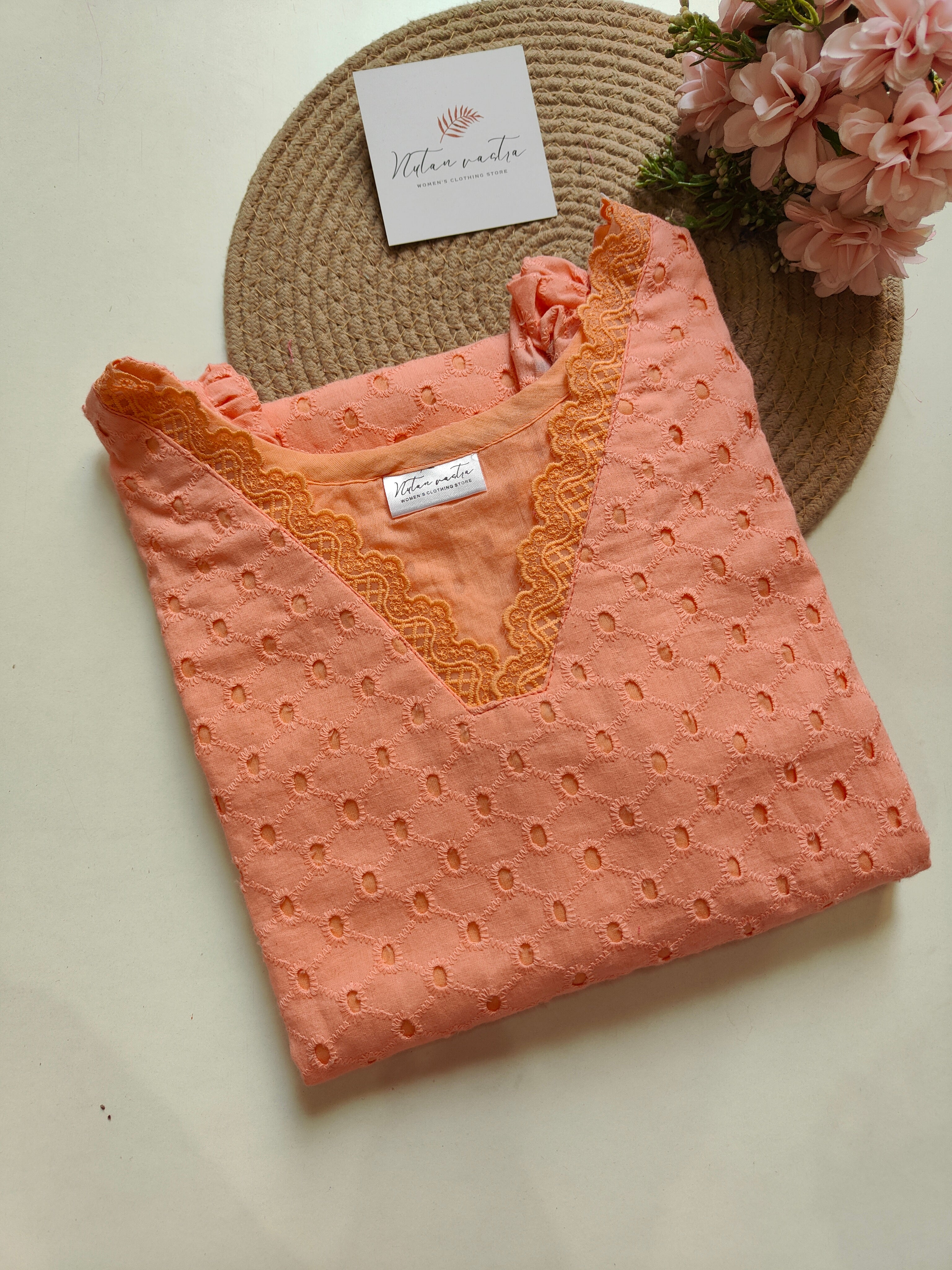 Ready to ship hakooba long straight kurti