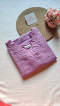 Cotton Hakoba Long Straight Kurti