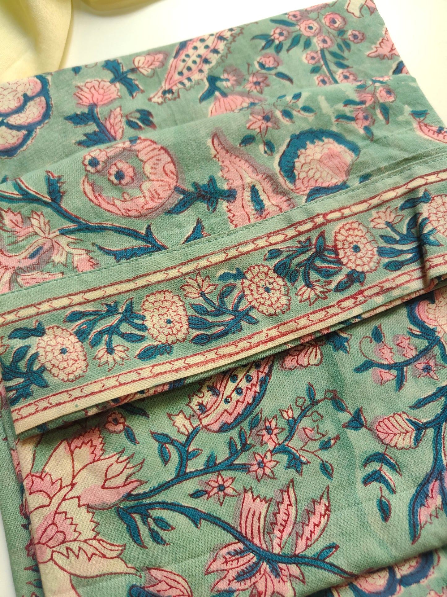 Cotton suit set with cotton dupatta