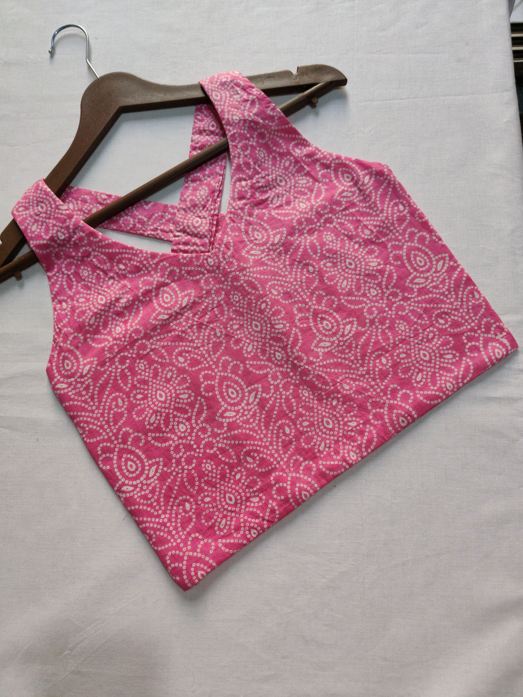 Cotton crop top with lining Ready to ship