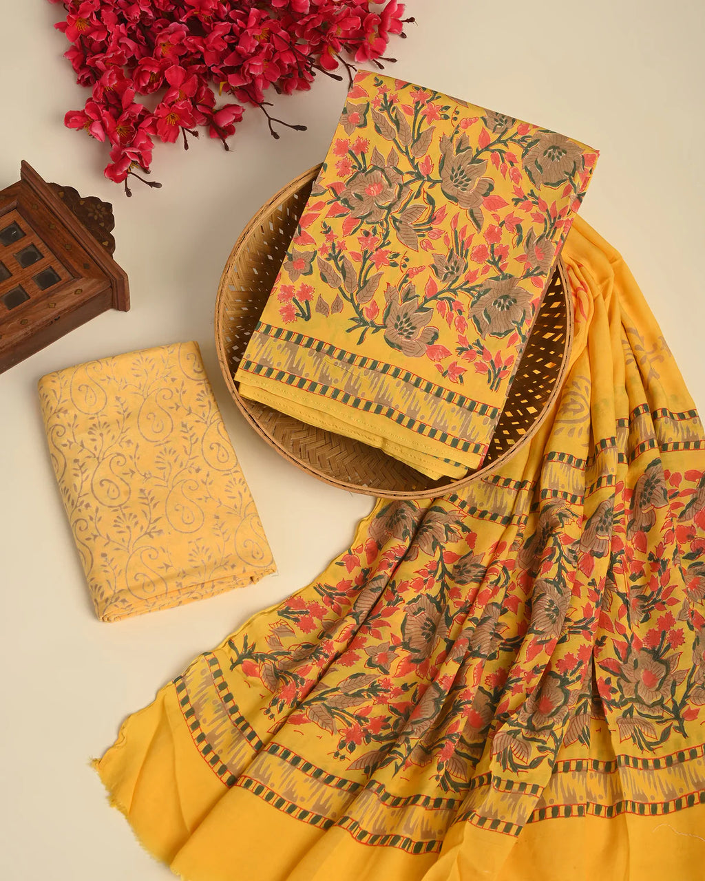 Muslin Silk Suit Set